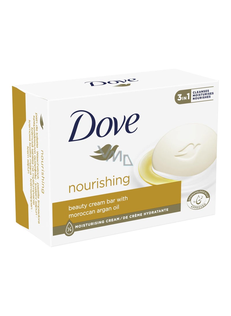 دوف صابون دوف المغذي، 90 غرام × قطعتين | صابون كريم مرطب للبشرة مع ربع كريم لبشرة ناعمة وملساء - Image 2